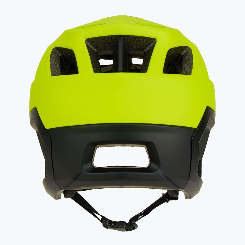 Fox Racing Dropframe casco da bici giallo fluorescente 3