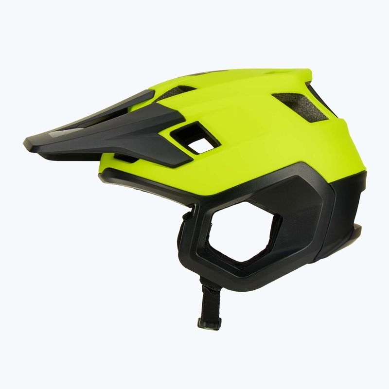 Fox Racing Dropframe casco da bici giallo fluorescente 4