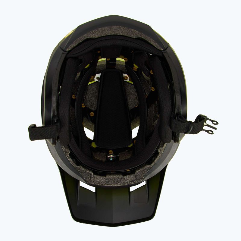 Fox Racing Dropframe casco da bici giallo fluorescente 6