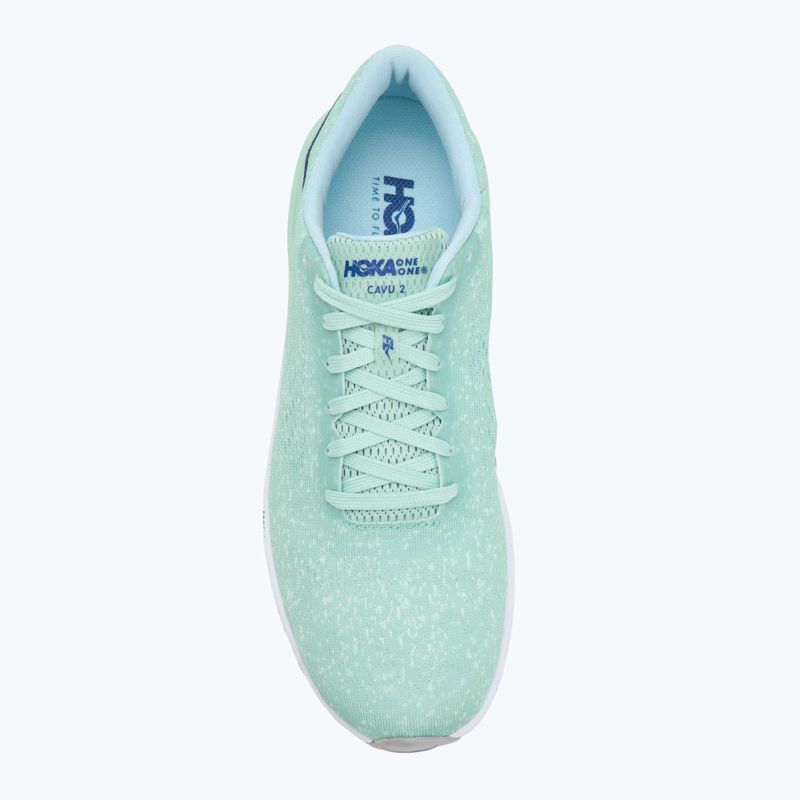 Scarpe da corsa da uomo HOKA Cavu 2 ghiaccio marino/luce blu 5