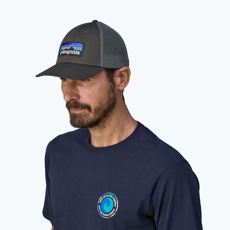 Cappello da baseball Patagonia P-6 Logo LoPro Trucker grigio fucina 3