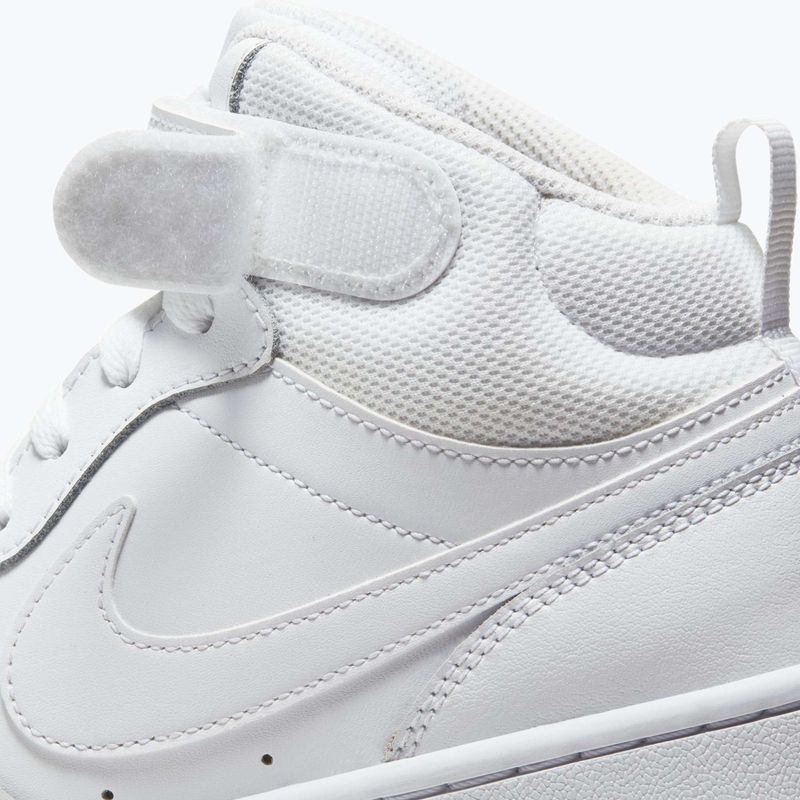 Scarpe Nike Court Borough Mid 2 white/white/white 8