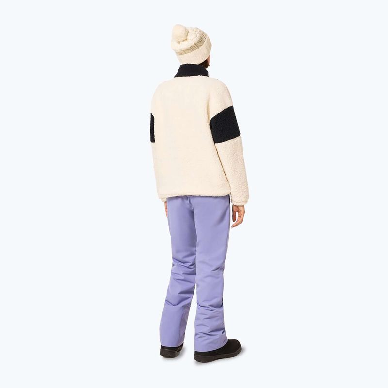 Felpa da snowboard da donna Tnp Ember Half Zip Rc Fleece bianco artico 3