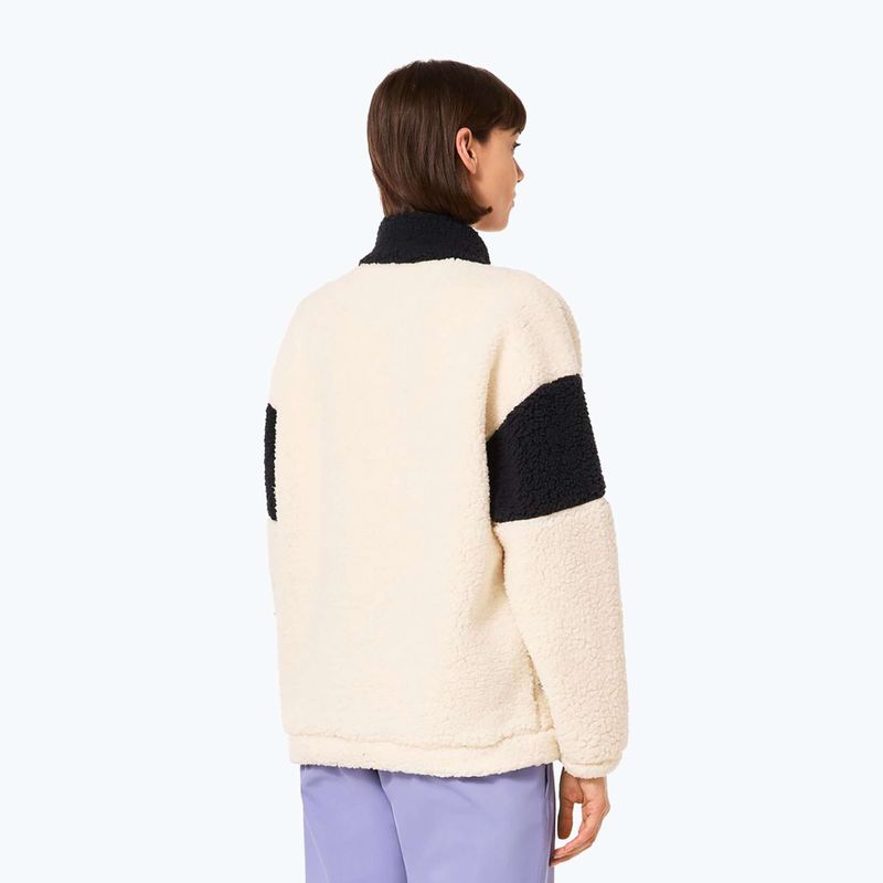 Felpa da snowboard da donna Tnp Ember Half Zip Rc Fleece bianco artico 4