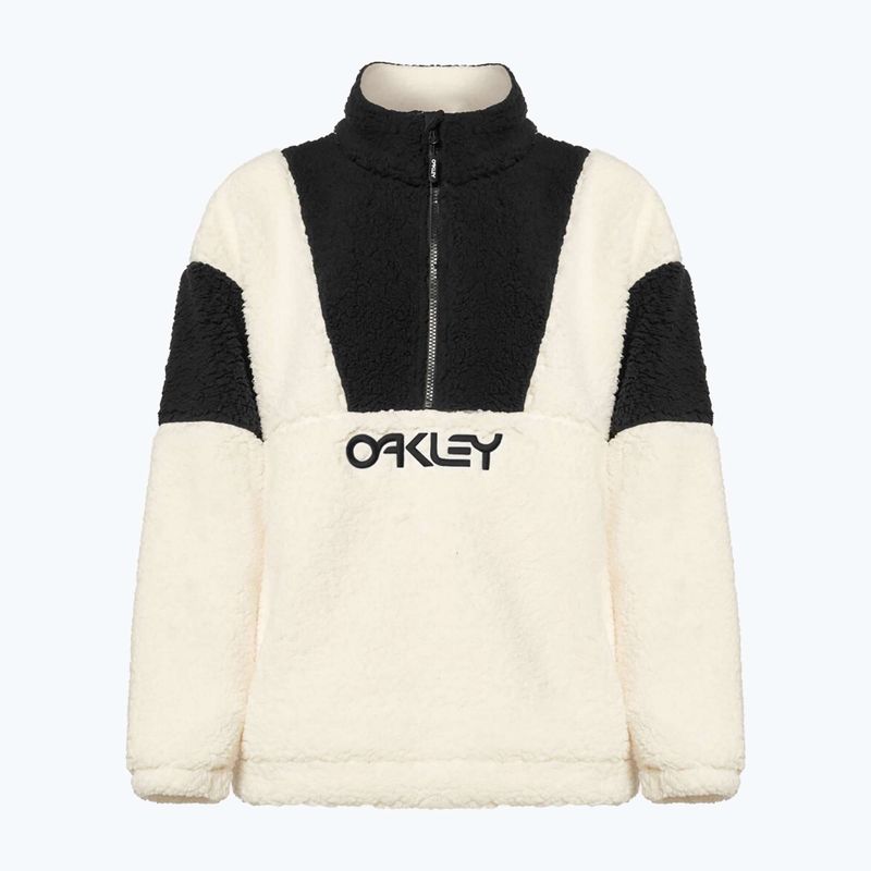 Felpa da snowboard da donna Tnp Ember Half Zip Rc Fleece bianco artico 9