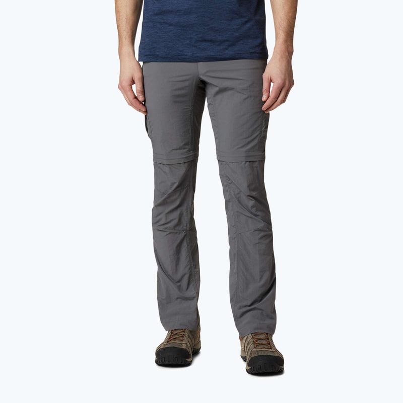 Columbia Silver Ridge II Converti city pantaloni da trekking da uomo grigi