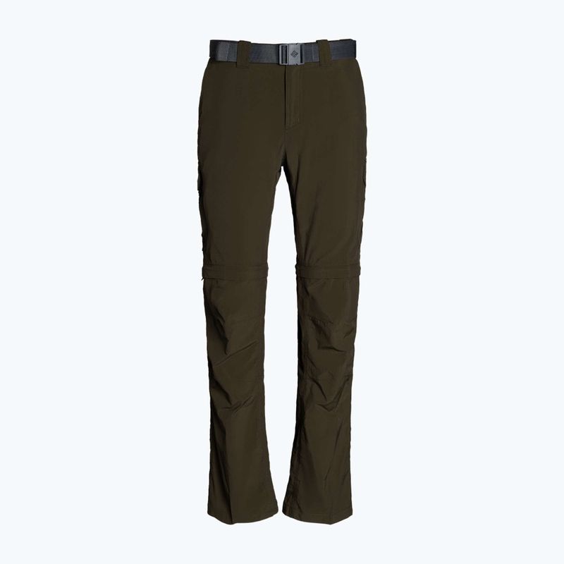Pantaloni da trekking Columbia Silver Ridge II Convertible verde oliva per uomo 8