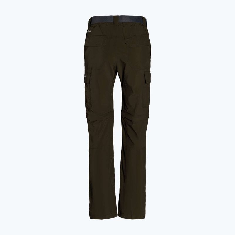 Pantaloni da trekking Columbia Silver Ridge II Convertible verde oliva per uomo 9