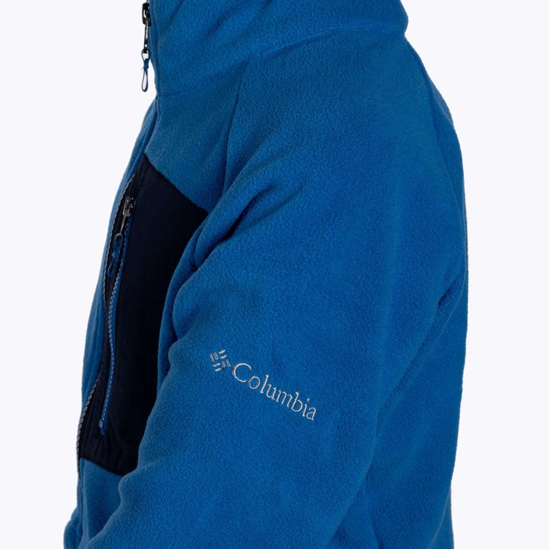 Felpa in pile Columbia Fast Trek III Full Zip da bambino indaco brillante/bluestone/marino scuro 4