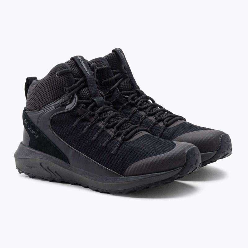 Columbia Trailstorm Mid Wp nero/grigio scuro, scarpe da trekking da uomo 5