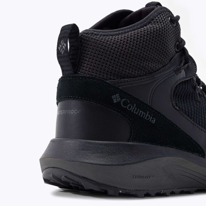 Columbia Trailstorm Mid Wp nero/grigio scuro, scarpe da trekking da uomo 7