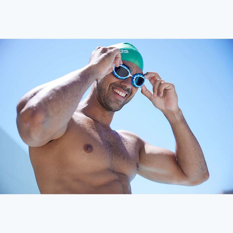 Occhiali da nuoto Zoggs Predator blu/bianco/fumo tinta 3