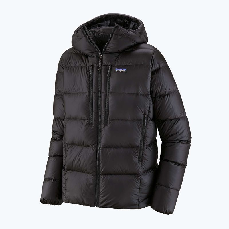 Felpa con cappuccio da uomo Patagonia Fitz Roy Down Hoody nero 11