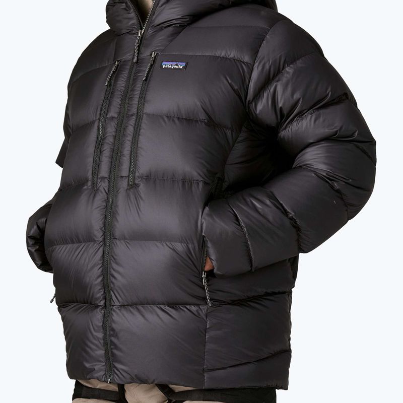 Felpa con cappuccio da uomo Patagonia Fitz Roy Down Hoody nero 6