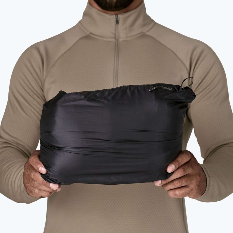 Felpa con cappuccio da uomo Patagonia Fitz Roy Down Hoody nero 10
