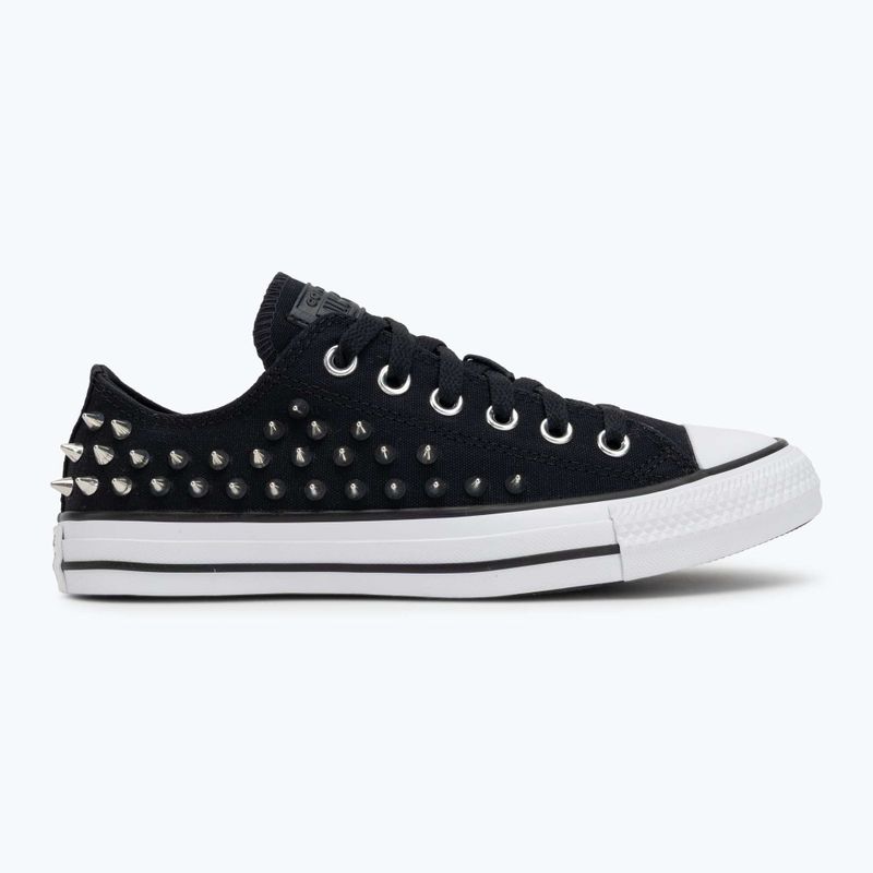 Scarpe da ginnastica Chuck Taylor All Star Studded nero/silva/bianco da bambino 2