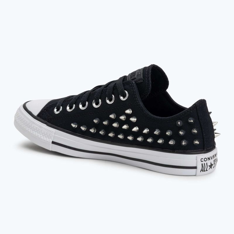 Scarpe da ginnastica Chuck Taylor All Star Studded nero/silva/bianco da bambino 3