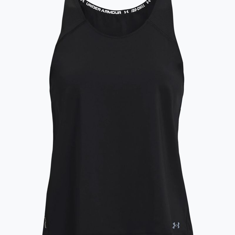 Canotta da allenamento da donna Under Armour Isochill Run 200 Tank nero 3