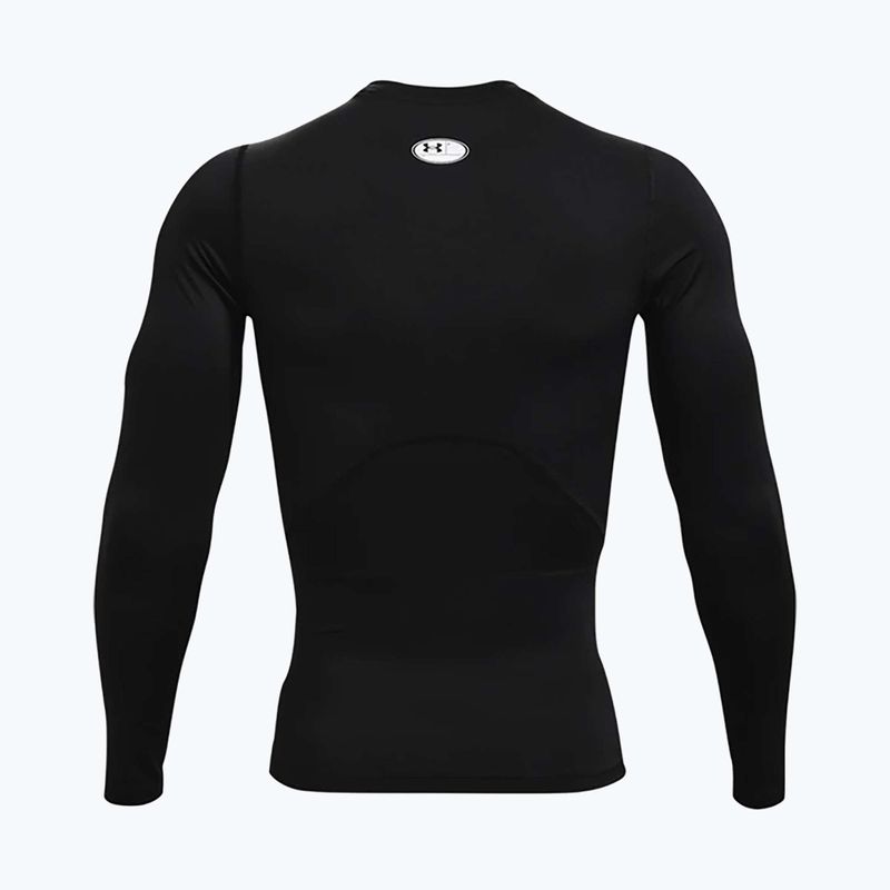 Under Armour uomo manica lunga da allenamento HG Armour Comp nero/bianco 6