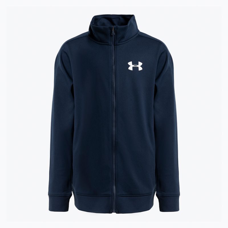Tuta da ginnastica Under Armour Knit academy/bianco per bambini 3