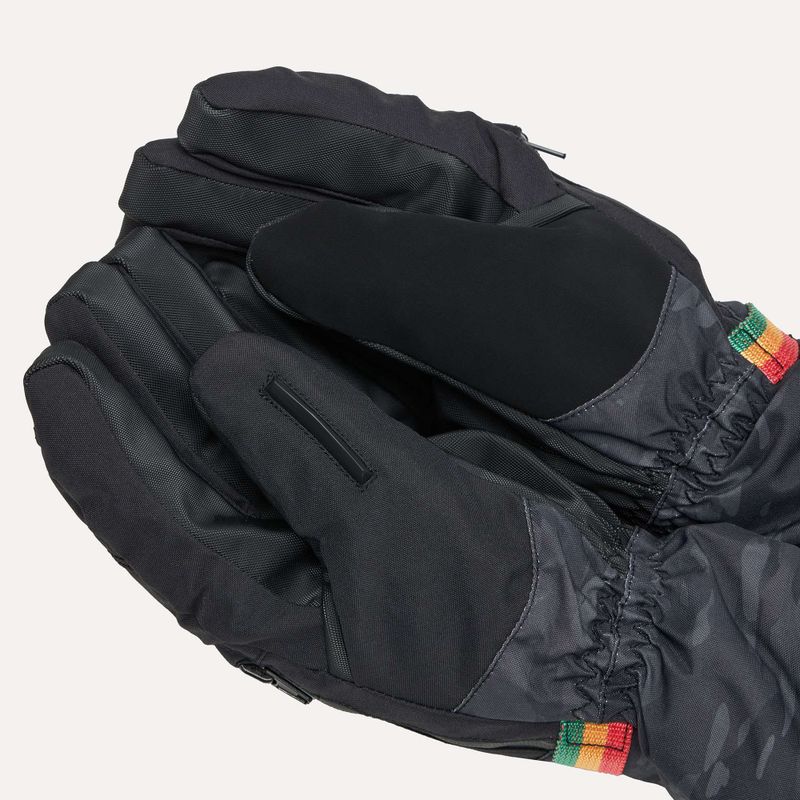 Guanti da snowboard Dakine Titan Gore-Tex uomo nero vintage camo 6