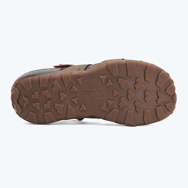 Sandali Teva Flintwood oliva scura da uomo 4