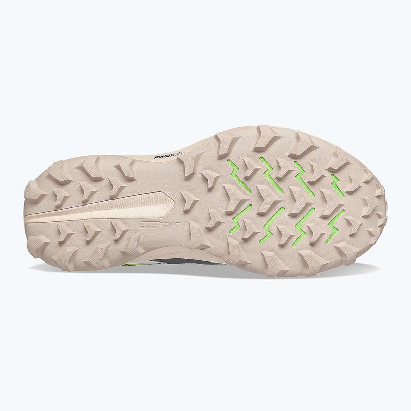 Scarpe da corsa da donna Saucony Peregrine 13 ghiaia/limone 11