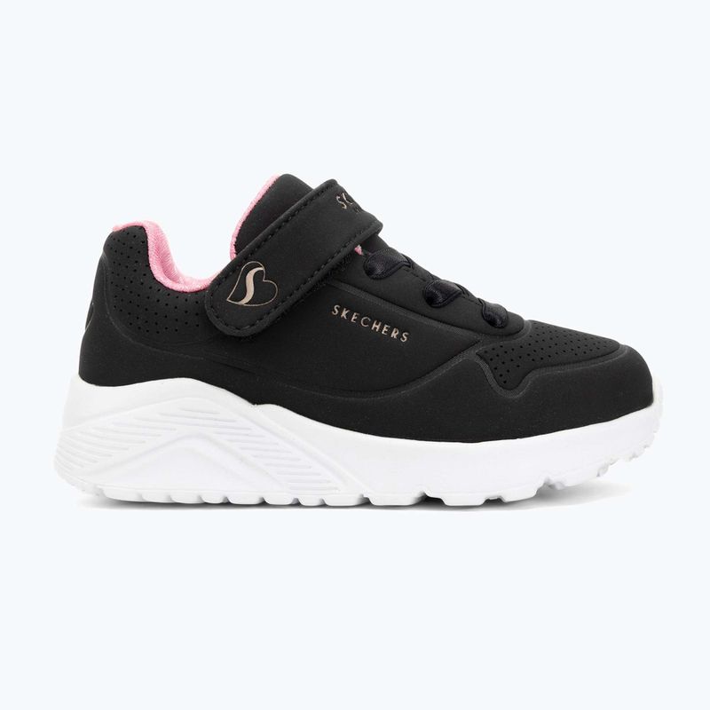 Scarpe da bambino SKECHERS Uno Lite nero/oro rosa 2