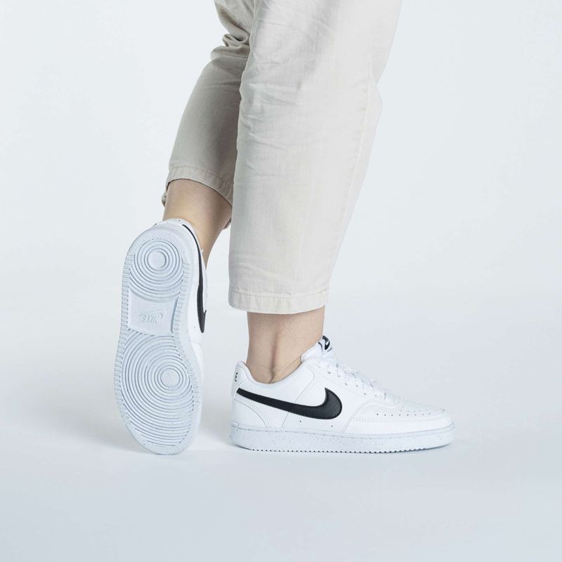 Scarpe da donna Nike Court Vision Low Next Nature white//white/black 2
