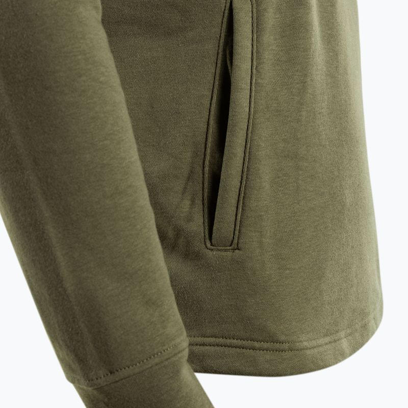 Felpa con cappuccio Under Armour Rival Terry verde uomo 4