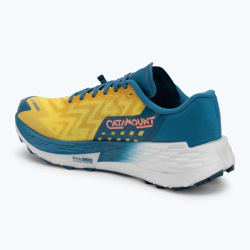 Brooks Catamount 4 scarpe da corsa uomo mela cotogna/celeste/neo ember 3