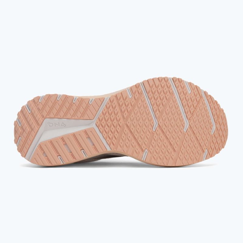 Brooks Revel 7 scarpe da corsa da donna oyster/bianco/tropical peach 4
