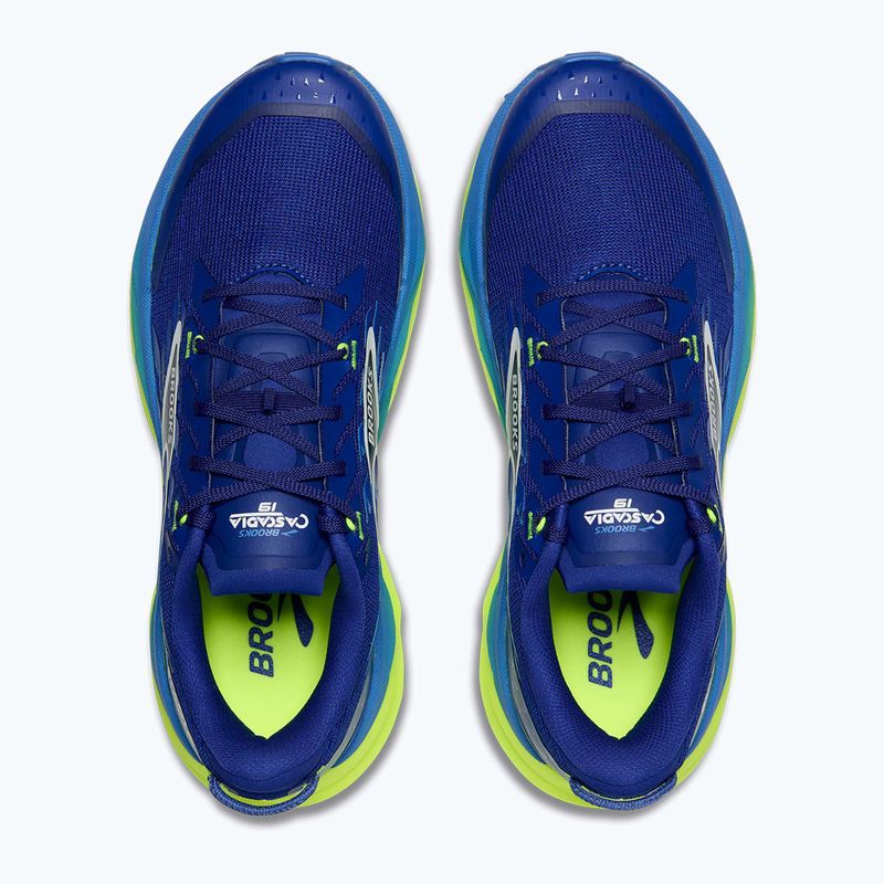 Scarpe da running da uomo Brooks Cascadia 19 surf the web/nightlife/white 7