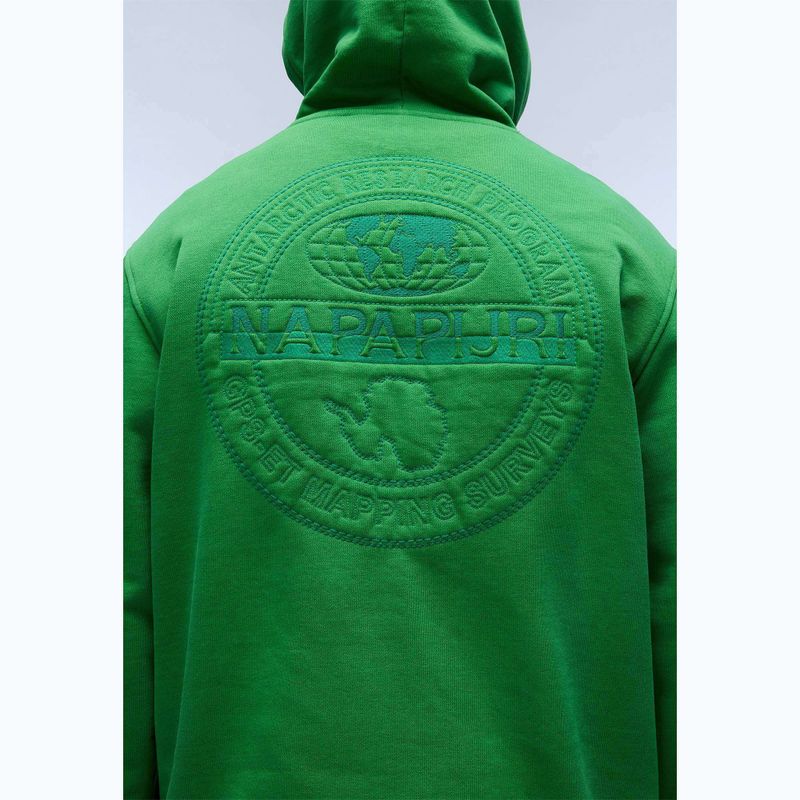 Napapijri B-Kander Uomo Felpa con cappuccio verde kelly 5