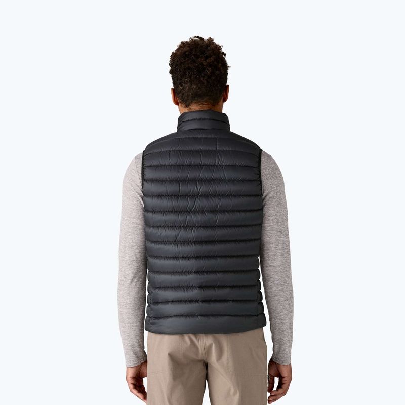 Maglione da uomo Patagonia Down senza maniche nero 3
