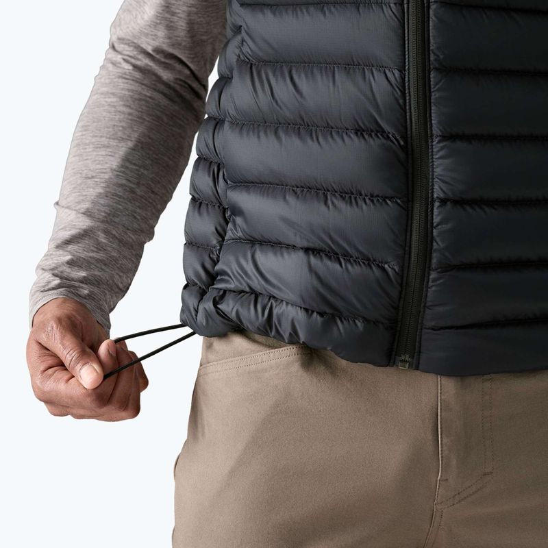 Maglione da uomo Patagonia Down senza maniche nero 7