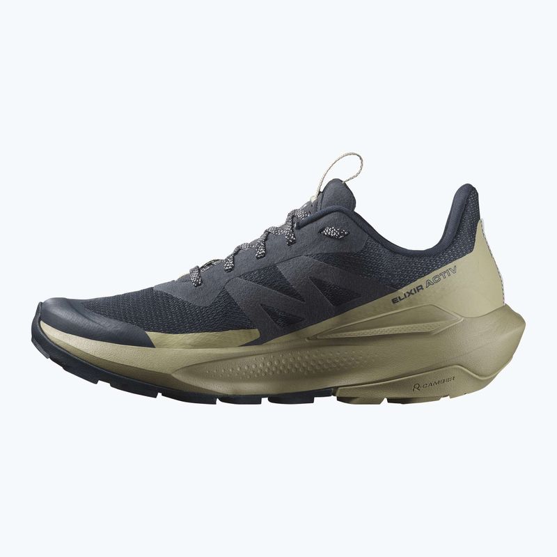 Scarpe da trekking da uomo Salomon Elixir Activ carbon/slate green/glacier 9
