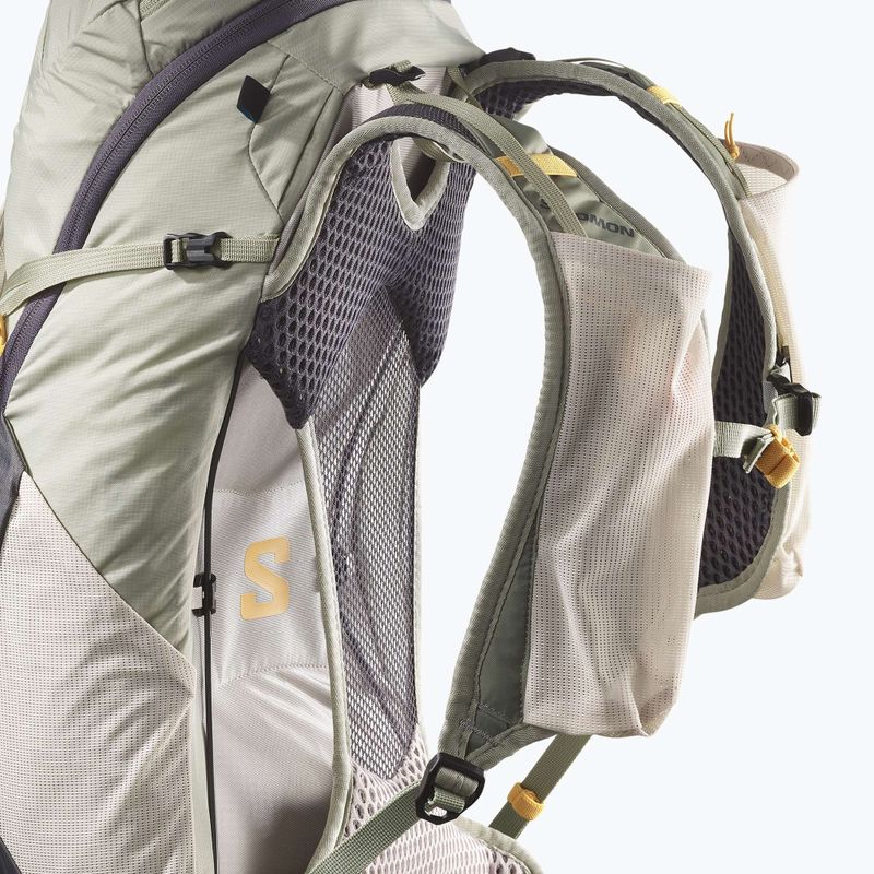 Zaino da trekking Salomon Aerotrek 18 l da donna M-L seagrass/nuvola d'argento/nine iron 3