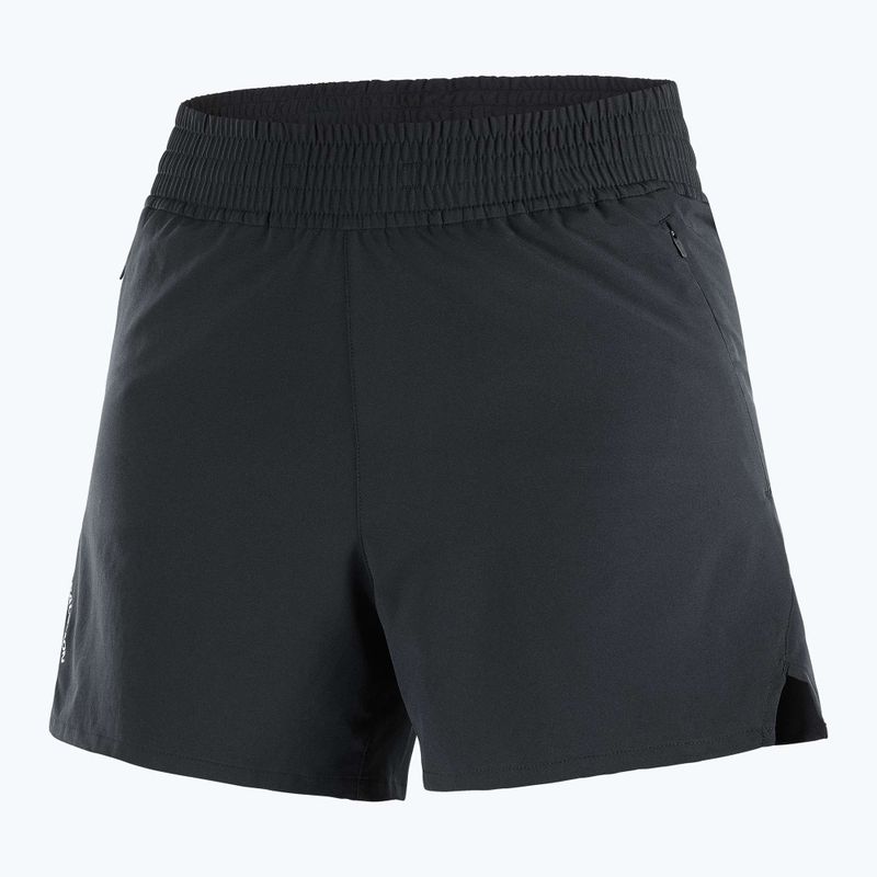 Pantaloncini da corsa Salomon SHAKEout Core 4" donna nero intenso 6