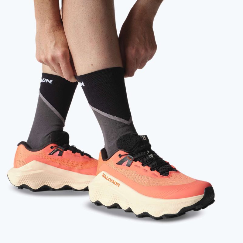 Scarpe da corsa da donna Salomon Ultra Glide 3 fusion coral/tender peach/black 9