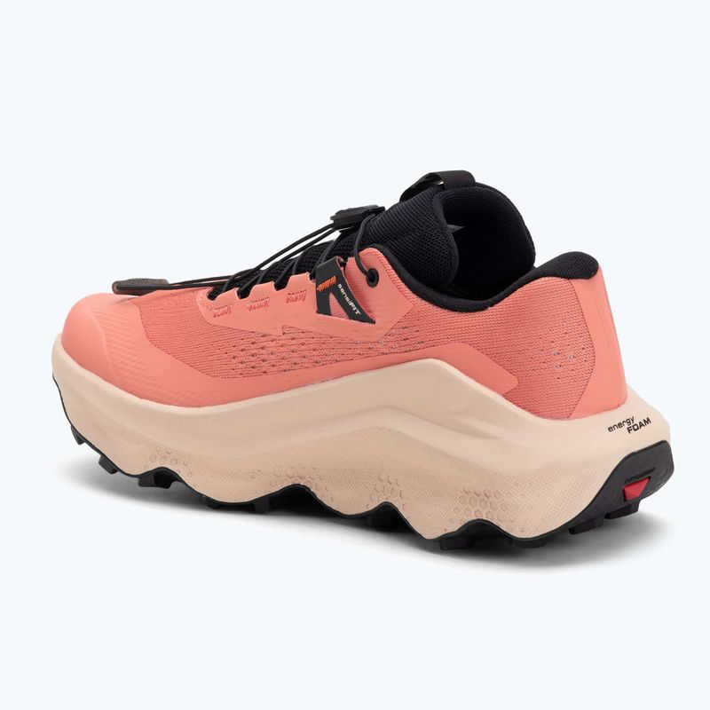Scarpe da corsa da donna Salomon Ultra Glide 3 fusion coral/tender peach/black 3