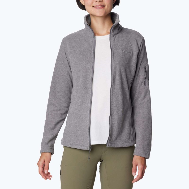 Pile da donna Columbia Fast Trek II city grey heather/city grey 6