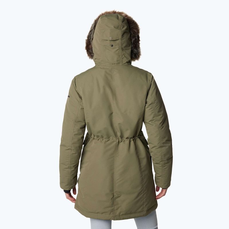 Cappotto isolato da donna Columbia Little Si II Ins Parka verde pietra 2