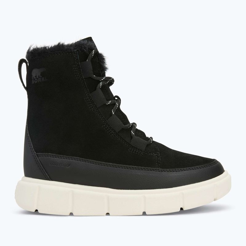 Sorel Youth Sorel Explorer III Lace nero/sale marino stivali da neve per bambini 2