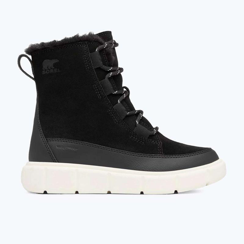 Sorel Youth Sorel Explorer III Lace nero/sale marino stivali da neve per bambini 9