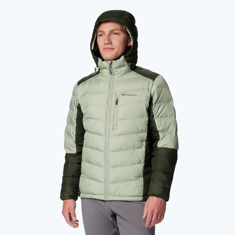 Piumino Columbia Labyrinth Loop II con cappuccio safari/ greenscape da uomo 4