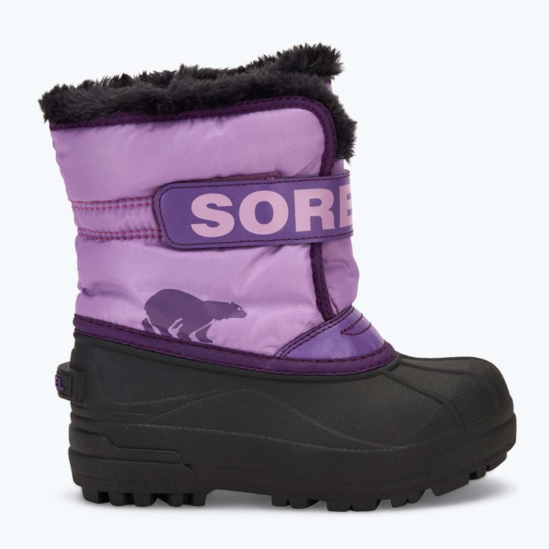 Sorel Bambini Snow Commander gumdrop/viola viola stivali da neve 2