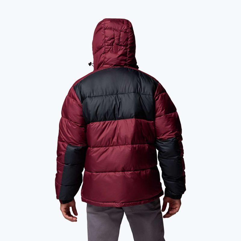 Giacca imbottita da uomo Columbia Pike Lake II Hooded rich wine/black 3