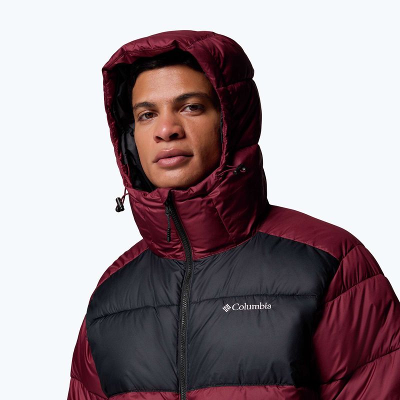 Giacca imbottita da uomo Columbia Pike Lake II Hooded rich wine/black 6