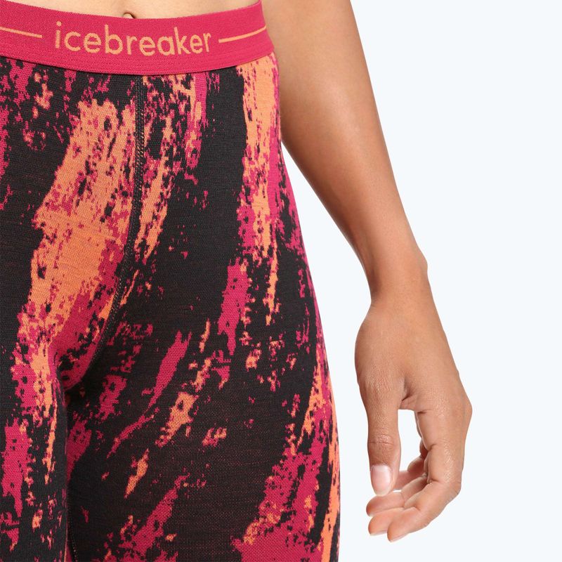 Pantaloni termici Icebreaker da donna 250 Vertex Sedimentary cherry/flash/black/j 4